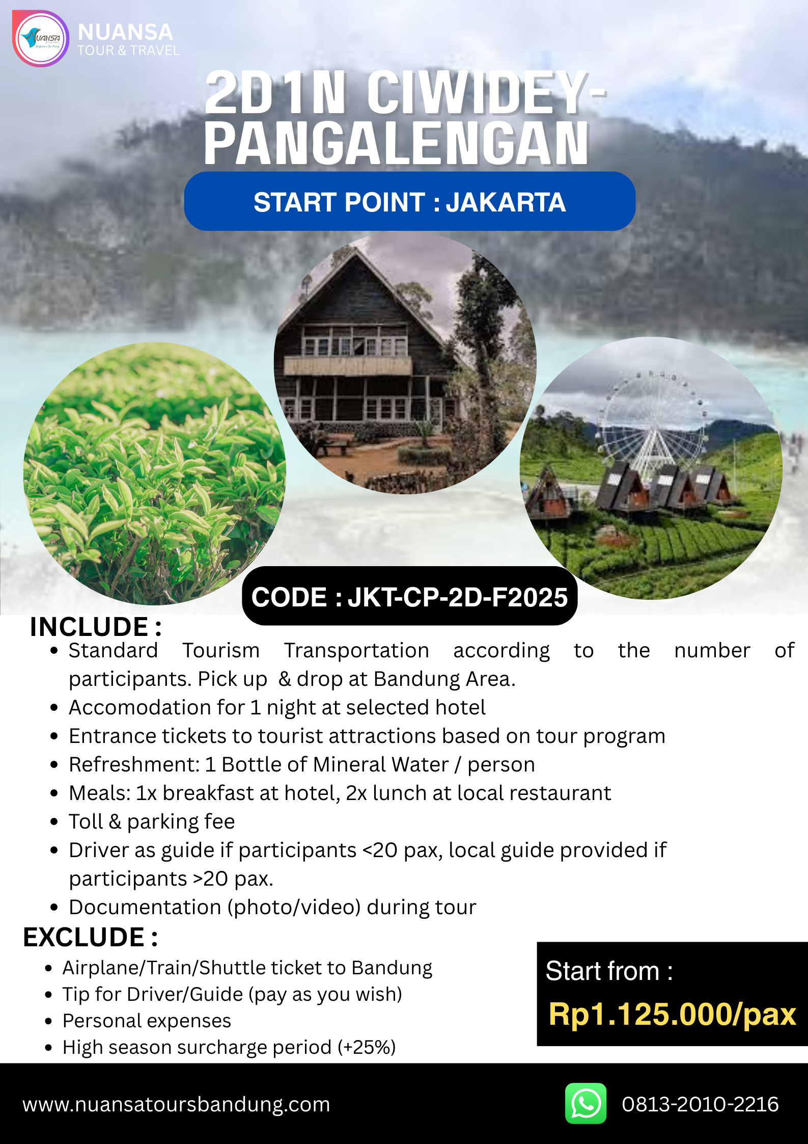 2D1N CWD-PNG Foreigner (Jakarta)