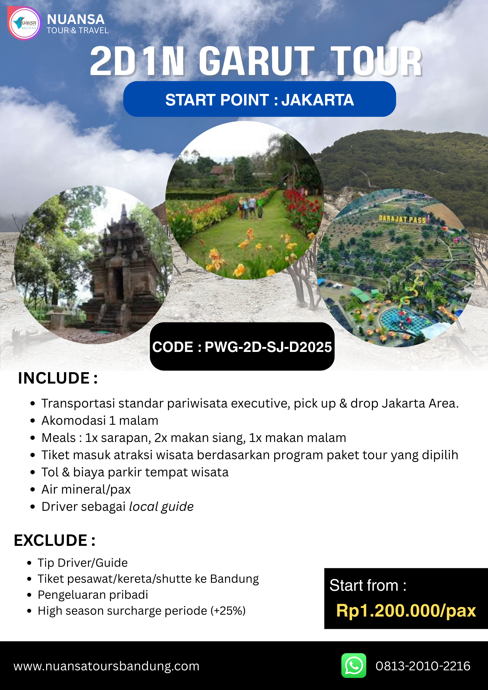 2D1N Garut (Jakarta)