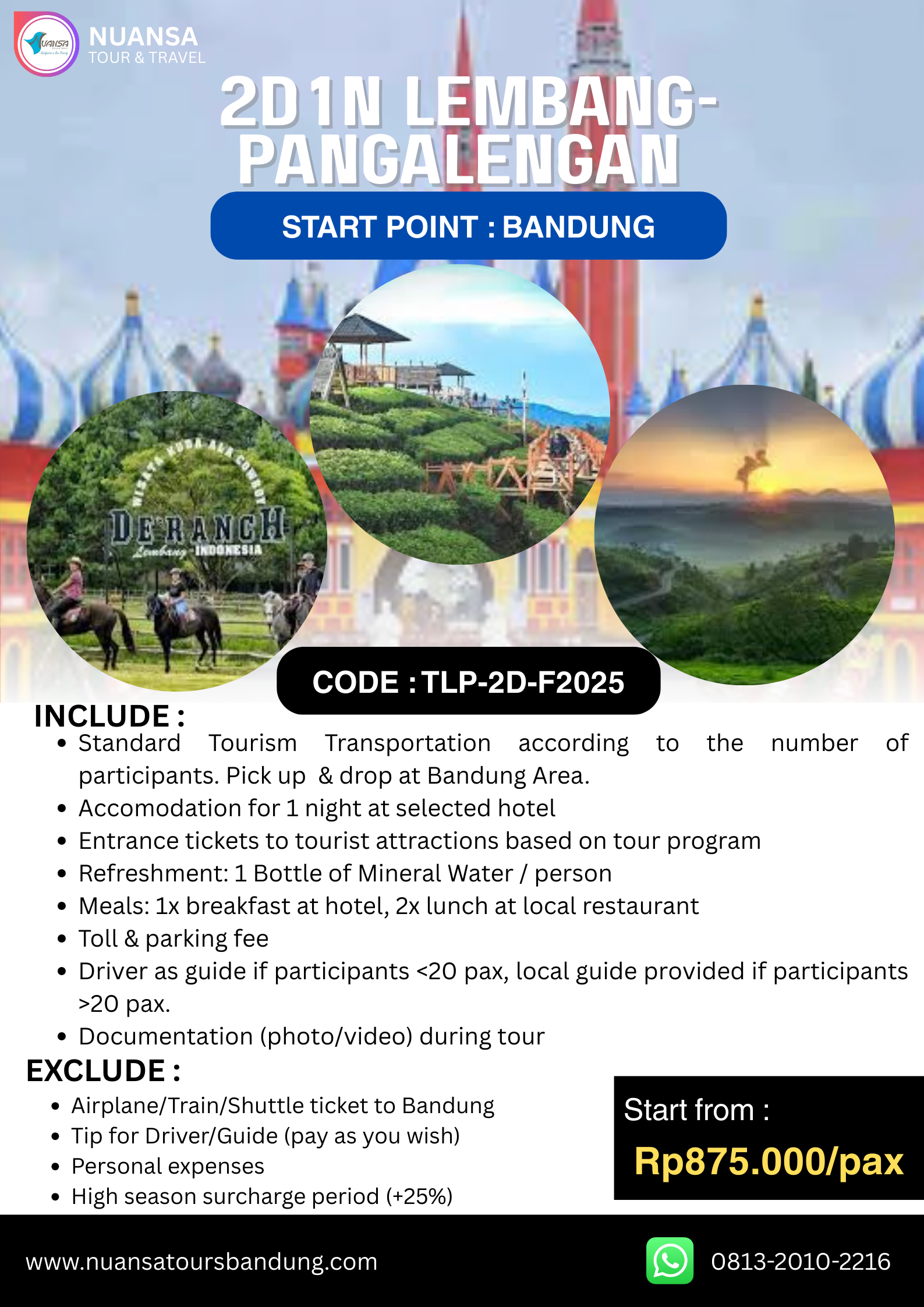2D1N LBG-PNG Foreigner (Bandung)