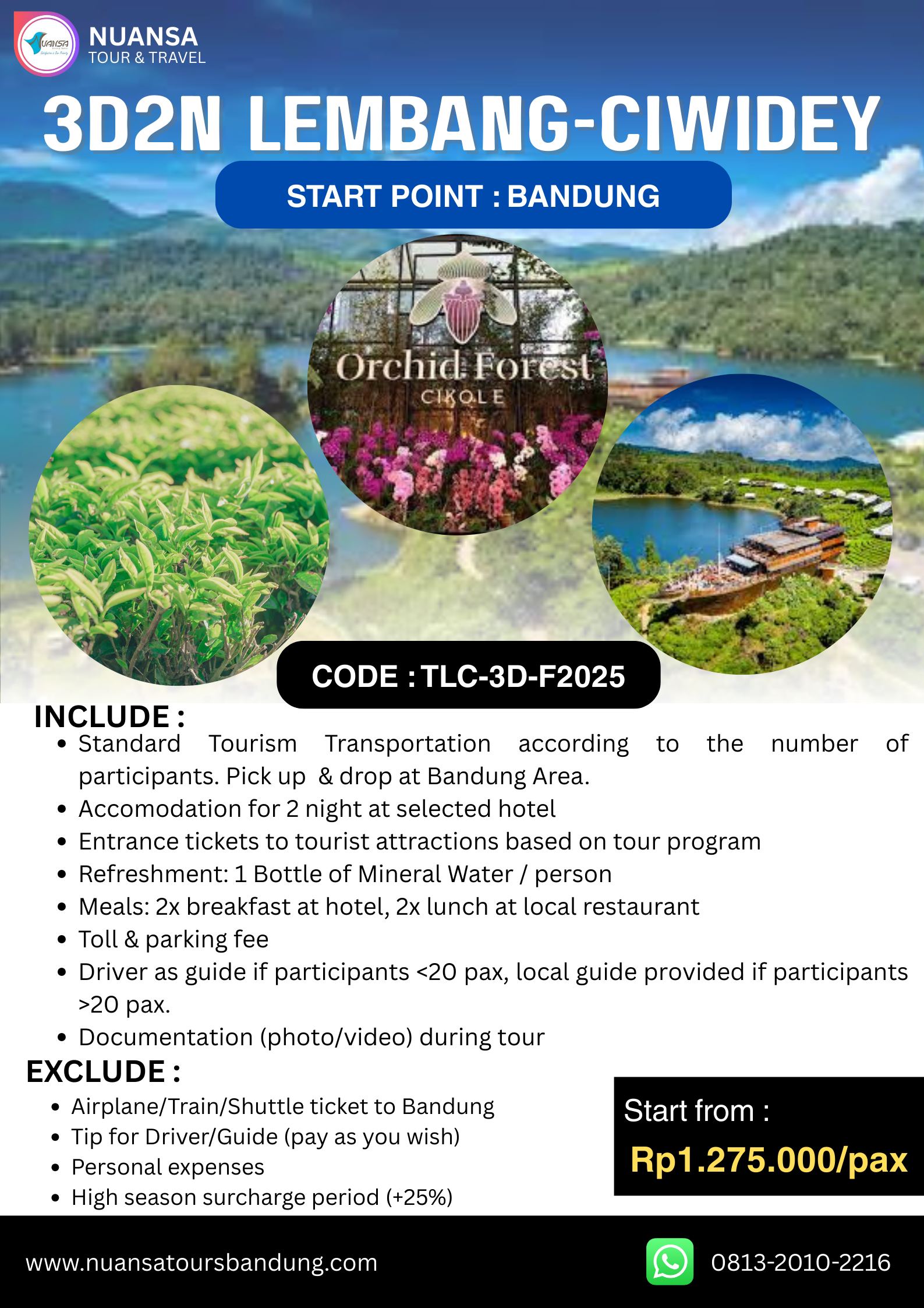 3D2N LBG-CWD Foreigner (Bandung)