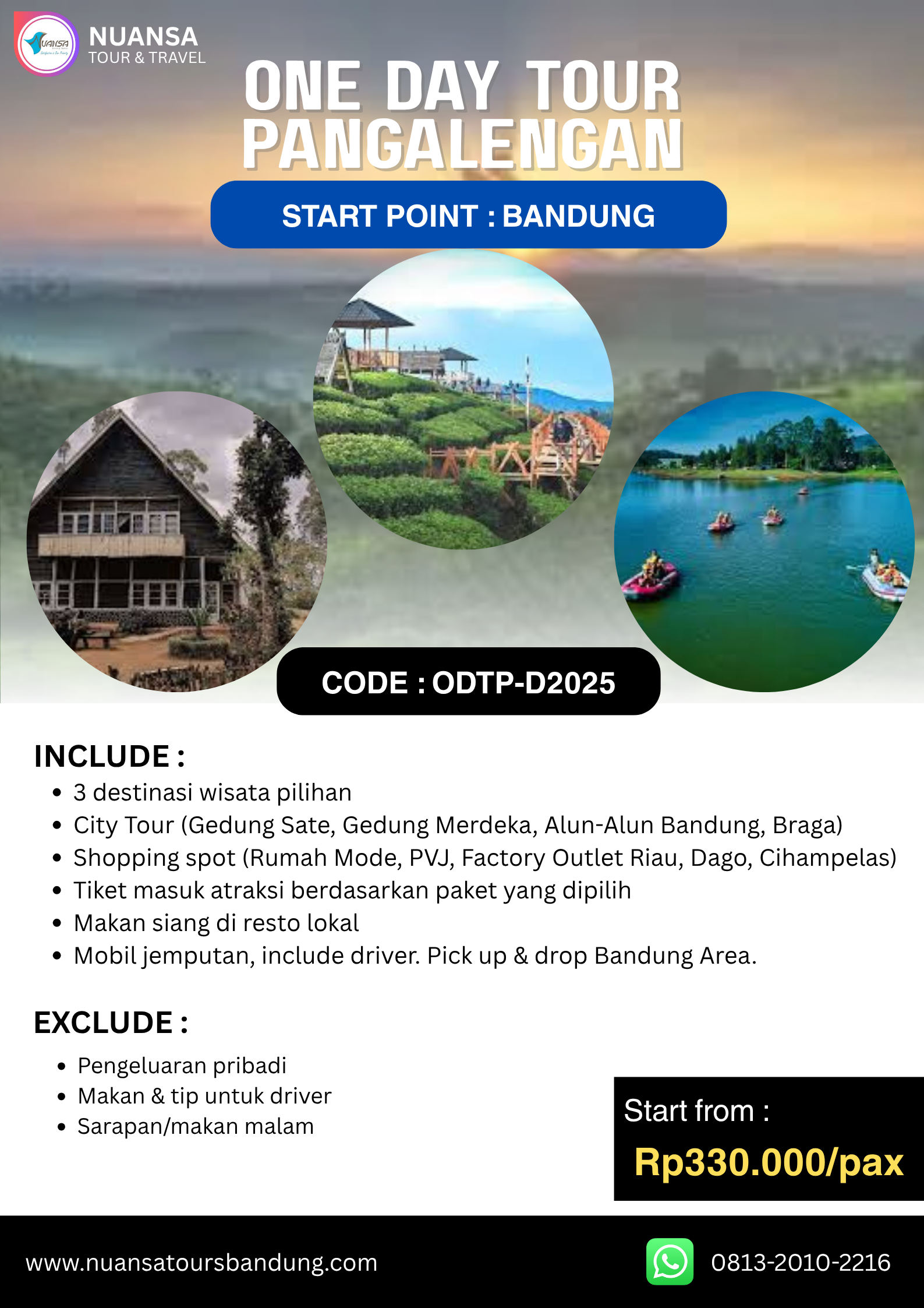 One Day Tour Pangalengan