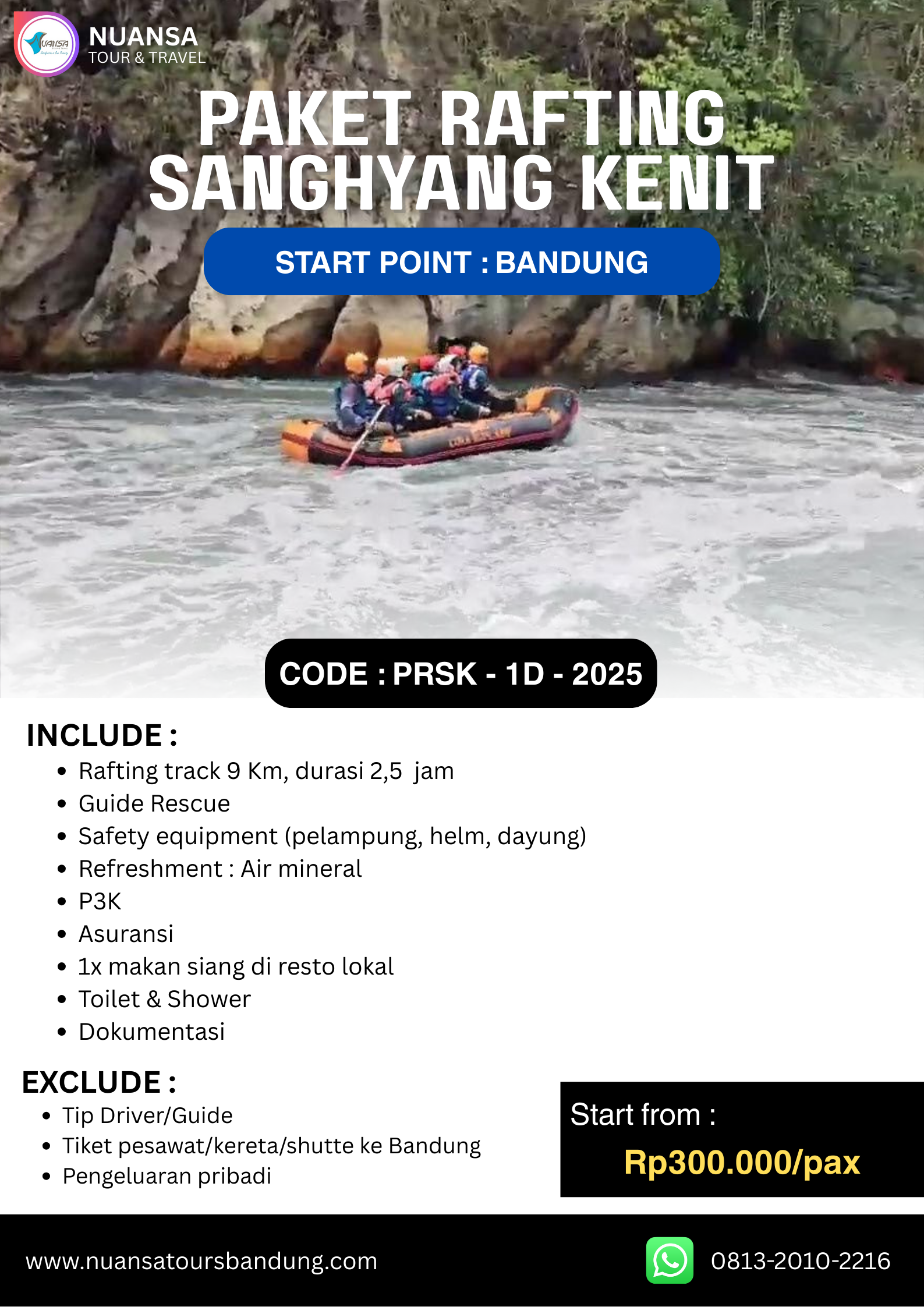 Rafting Sanghyang Kenit